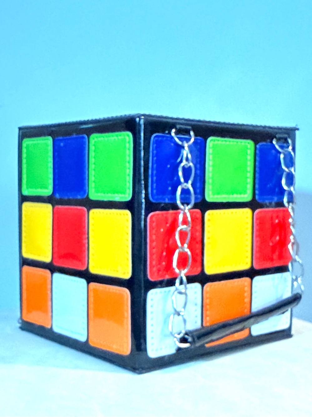Rubik’s Cube Puzzle Cube Hand Bag - Multicolor